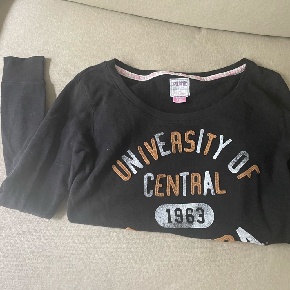 PINK UCF black sweatshirt
